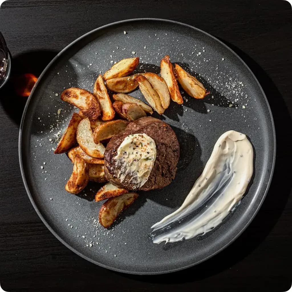 Filet Mignon with Maître d-Hôtel Butter