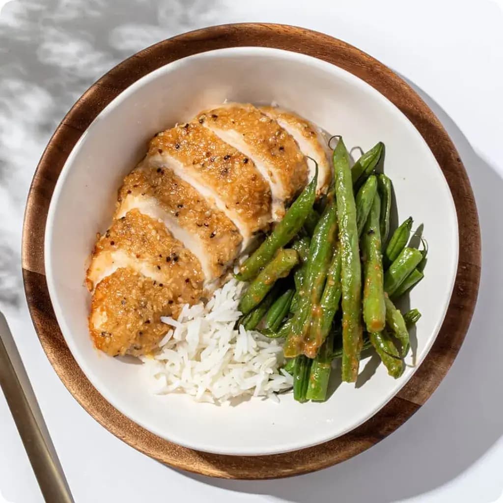 Orange Sesame Glazed Chicken