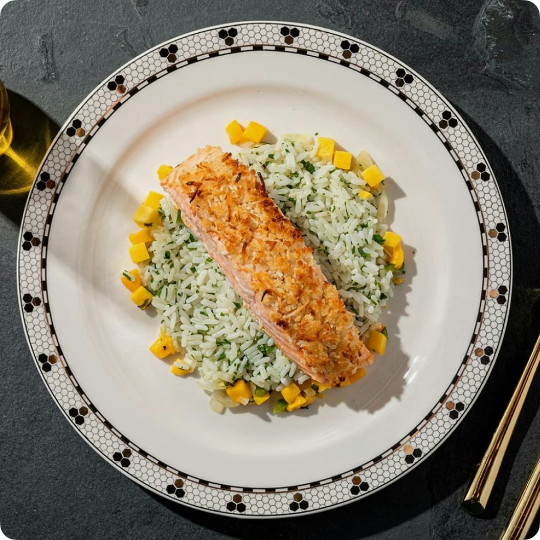 Coconut-Crusted Salmon